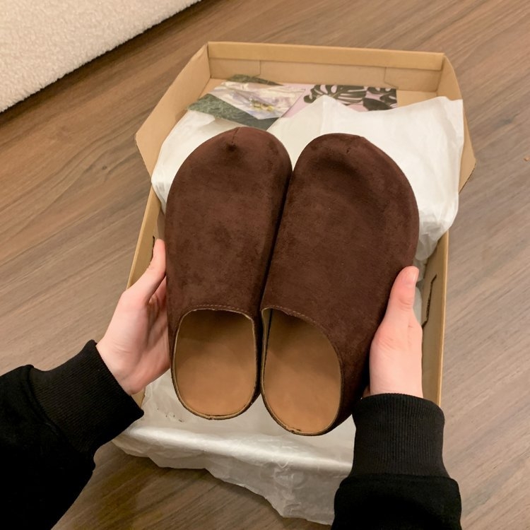 Ženske slip-on cipele s debelom platformom, gornji dio od ultrafibera, gumena potplata, okrugli vrh prsta