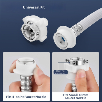 Εκρηξιοπροστατευμένος εκτεταμένος σωλήνας παροχής νερού πλυντηρίου, PVC, μοντέλο 004, φορητή σύνδεση, θερμοκρασία λειτουργίας 180°C