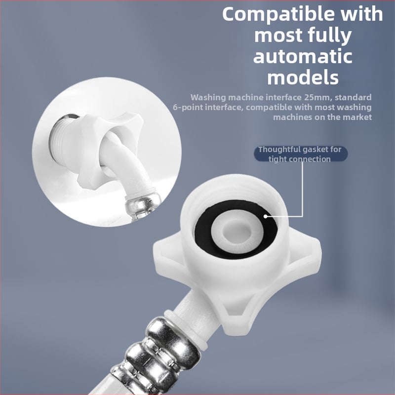 Εκρηξιοπροστατευμένος εκτεταμένος σωλήνας παροχής νερού πλυντηρίου, PVC, μοντέλο 004, φορητή σύνδεση, θερμοκρασία λειτουργίας 180°C