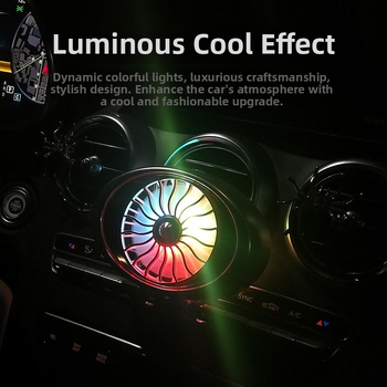 Mini Fan – dvojúčelový ventilátor do domácnosti a auta, ABS telo, USB rozhranie, kompatibilita 12V/24V