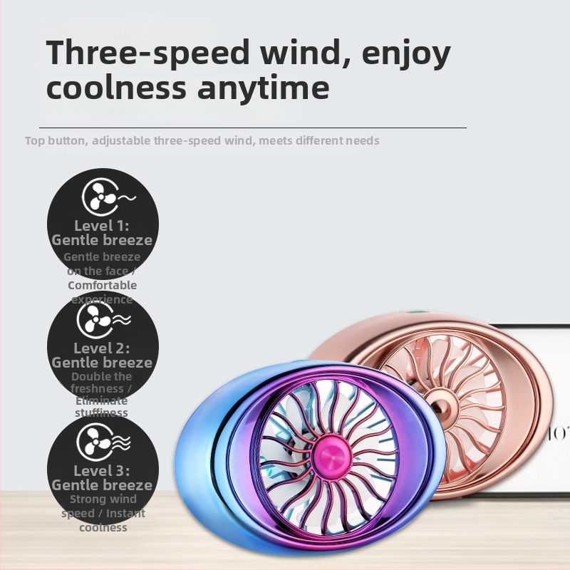 Mini Fan – dvojúčelový ventilátor do domácnosti a auta, ABS telo, USB rozhranie, kompatibilita 12V/24V