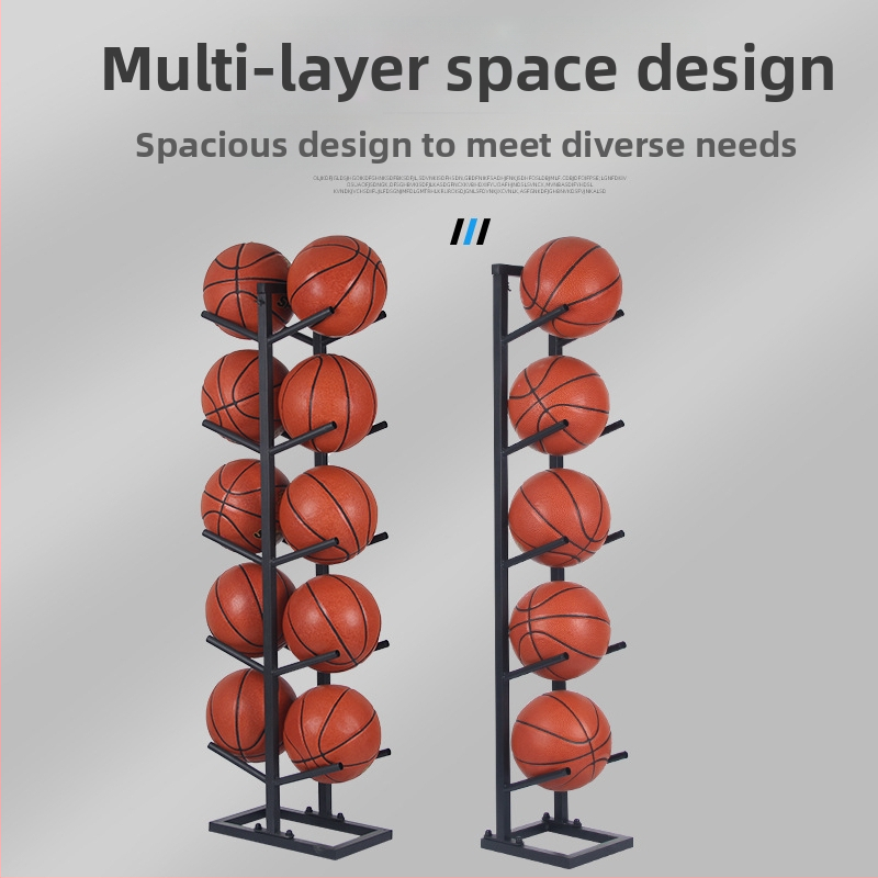 Stojan na lopty pre basketbal, futbal a volejbal — oceľová konštrukcia, 6 kg, značka Conant, licencovaná súkromná značka.
