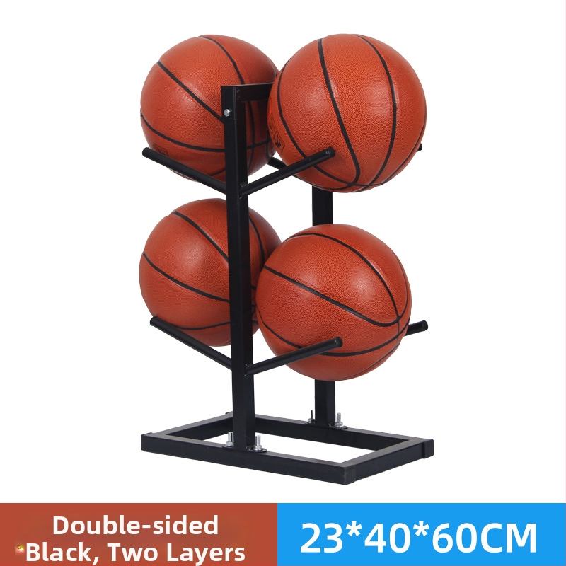 Stativ pentru mingi de baschet, fotbal și volei — structură din oțel, 6 kg, marca Conant, etichetă privată licențiată.