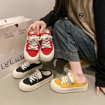 Ženske slip-on cipele s debelom potplatom; gornji materijal: Super Fiber; unutarnji materijal: Super Fiber; potplat: guma; oblik vrha: okrugli; stil: ležerno