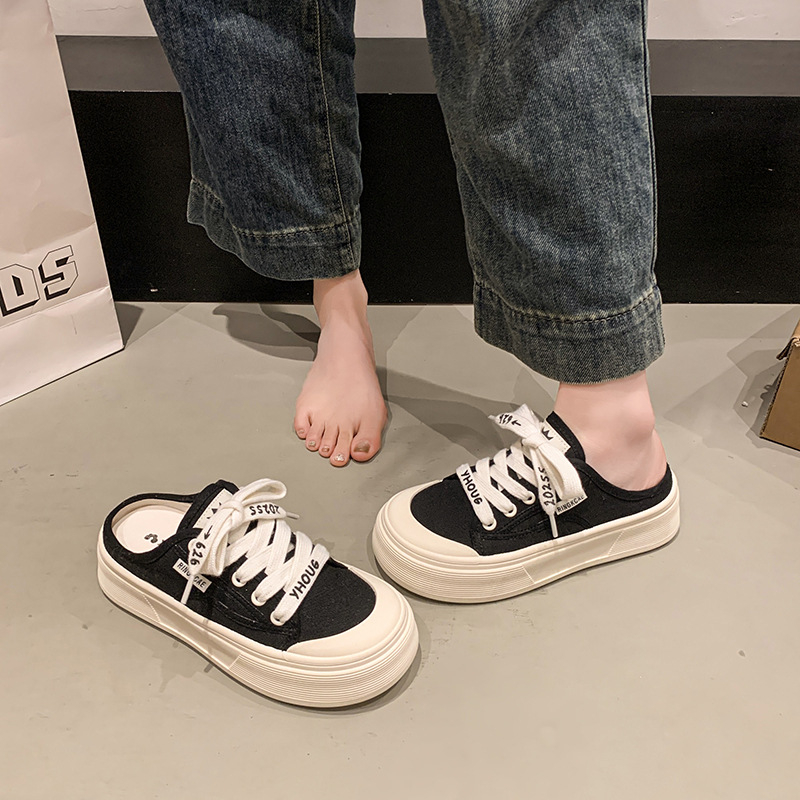 Ženske slip-on cipele s debelom potplatom; gornji materijal: Super Fiber; unutarnji materijal: Super Fiber; potplat: guma; oblik vrha: okrugli; stil: ležerno