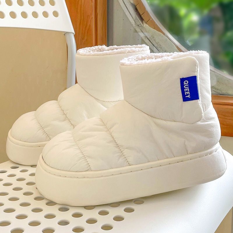 Zimné vysoké čižmy na sneh, vrchnok z netkaného materiálu, kožená podšívka, EVA podrážka, vulkanizovaná podrážka, hrúbka podrážky 0–3 cm