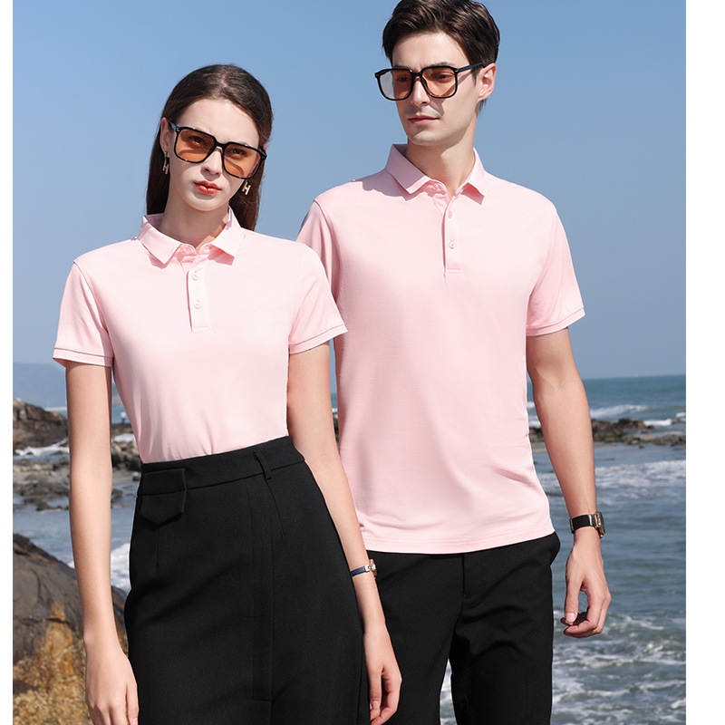 Μπλούζα πόλο με κοντό μανίκι για επιχειρηματικό στυλ, αντιβακτηριακή και διαπνέουσα, κατασκευή κατ' παραγγελία, πολυεστέρας