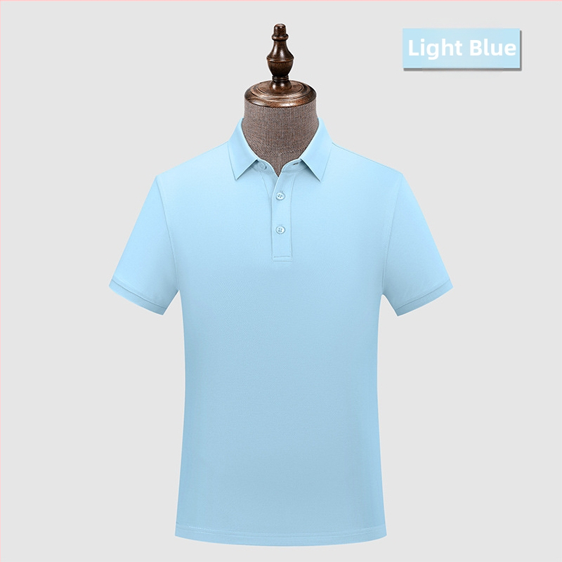 Μπλούζα πόλο με κοντό μανίκι για επιχειρηματικό στυλ, αντιβακτηριακή και διαπνέουσα, κατασκευή κατ' παραγγελία, πολυεστέρας