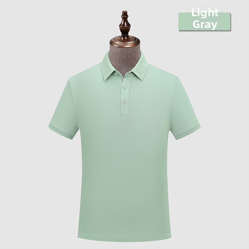 Μπλούζα πόλο με κοντό μανίκι για επιχειρηματικό στυλ, αντιβακτηριακή και διαπνέουσα, κατασκευή κατ' παραγγελία, πολυεστέρας