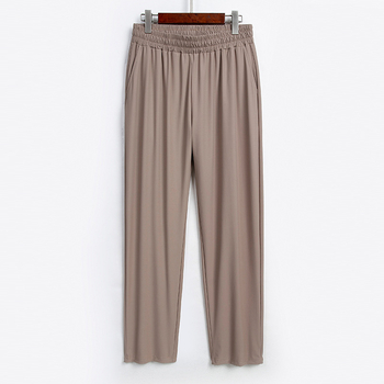 Панталони за лято за дами с свободен силует — нейлон 70–80%, висока еластичност, свободна кройка, къс крачол