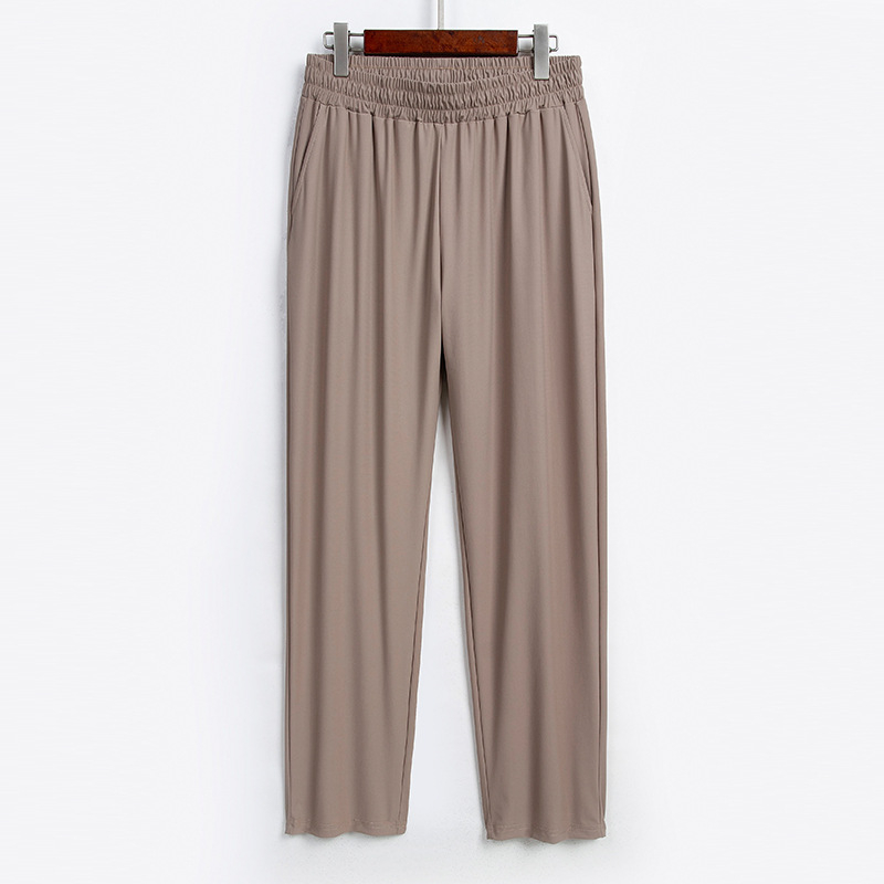 Панталони за лято за дами с свободен силует — нейлон 70–80%, висока еластичност, свободна кройка, къс крачол