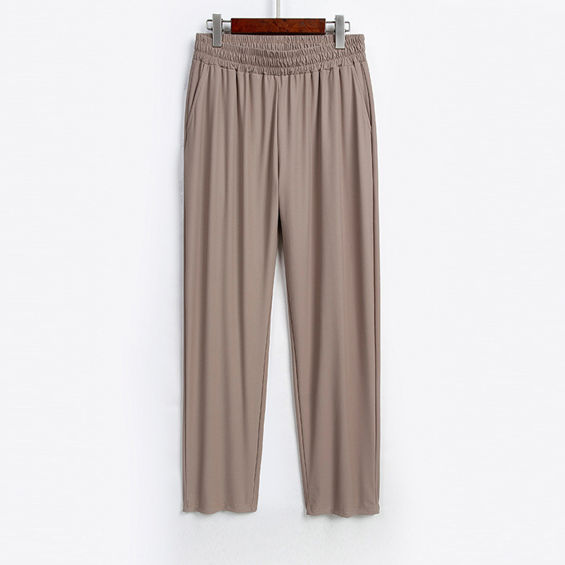 Панталони за лято за дами с свободен силует — нейлон 70–80%, висока еластичност, свободна кройка, къс крачол