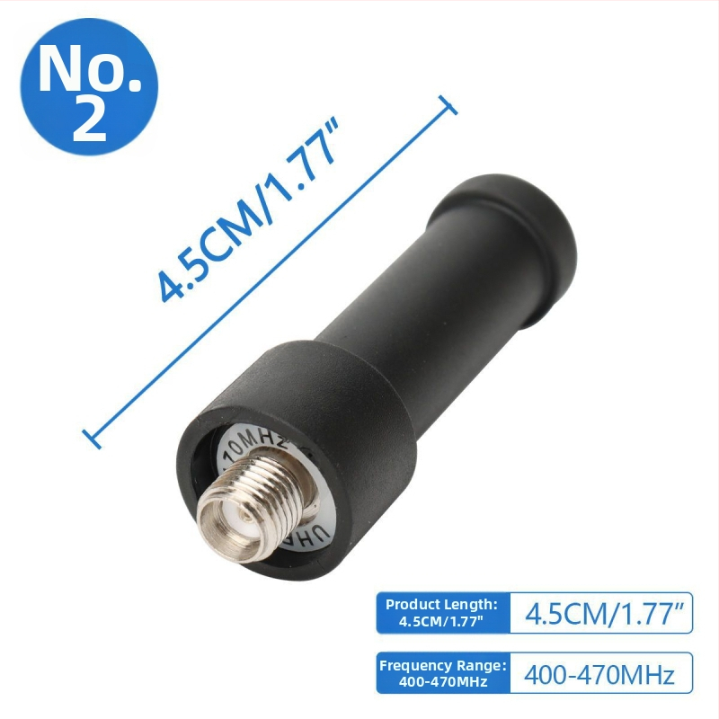 Kézibes rádió antenna SMA női csatlakozóval, kettős sáv 136-174/400-520 MHz, 3-5 km hatótávolság, zajellenállás