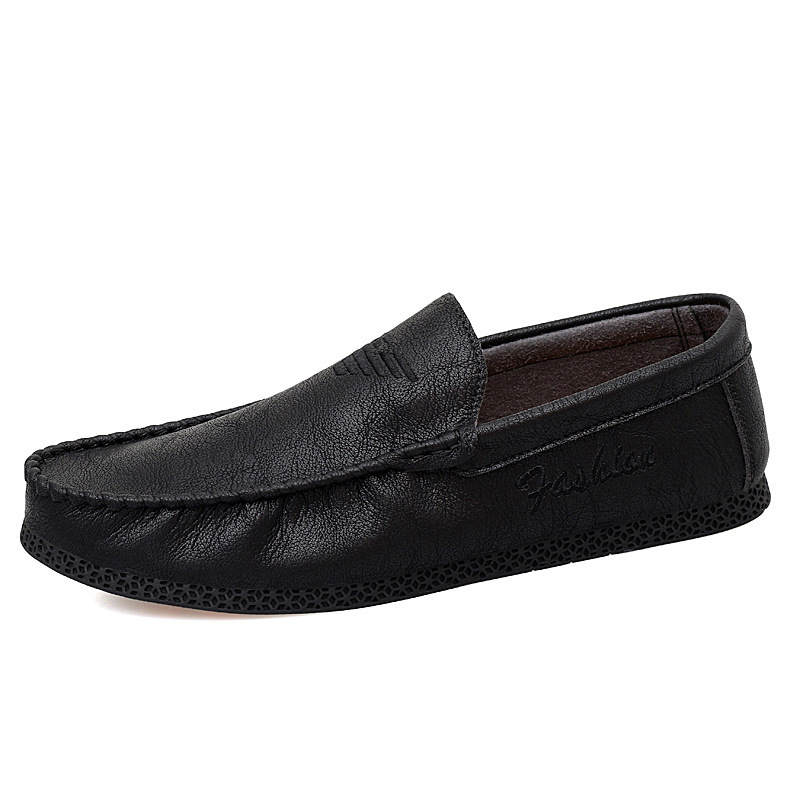 Muške Bean Shoes, Slip-On casual tenisice, prozračni microfibarski gornji dio, okrugli vrh, ravna gumena potplat, PU uložak, niski kroj