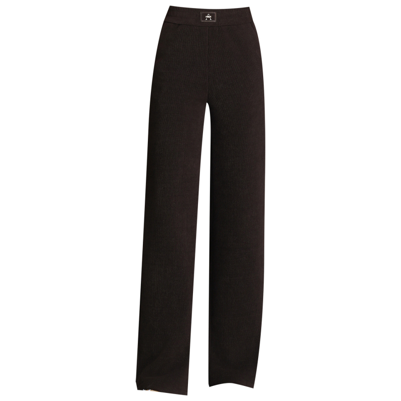 Dámske široké nohavice z corduroy s fleece podšívkou, vysoký pás, hrubé na zimu 2025, elegantný dochádzkový štýl