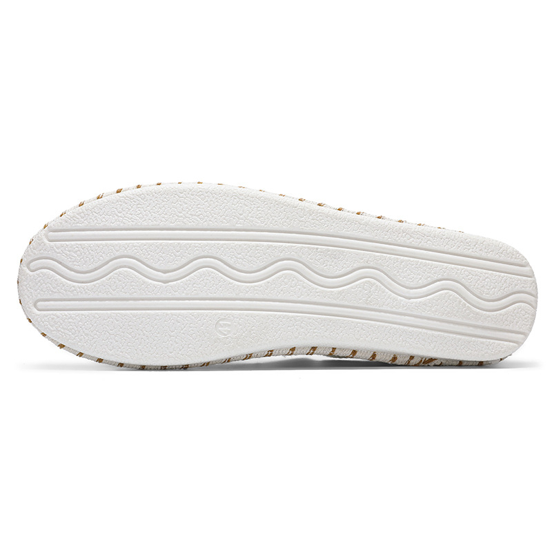 Muške slip-on tenisice od platna – zaobljena nosnica, gornji dio od platna, niski potpetica, plitki otvor, ležerni stil