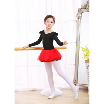 Παιδικά βελούρι χορευτικά καλσόν, μεσαίας πυκνότητας, ύφασμα από βαμβάκι, για ηλικίες 7–12 ετών