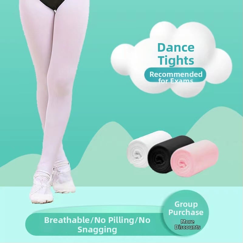 Παιδικά βελούρι χορευτικά καλσόν, μεσαίας πυκνότητας, ύφασμα από βαμβάκι, για ηλικίες 7–12 ετών