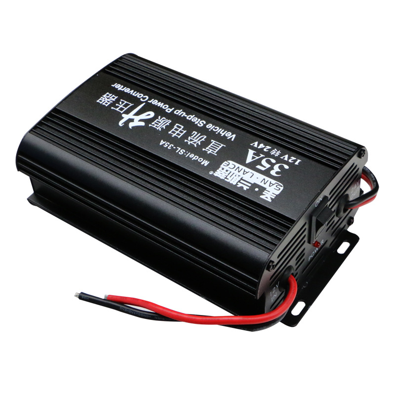 DC Boost pretvarač 12V–24V, 600W, HS-25A booster model, metalno kućište, modul vozila za dieselski grijač, subwoofer i pumpu ulja
