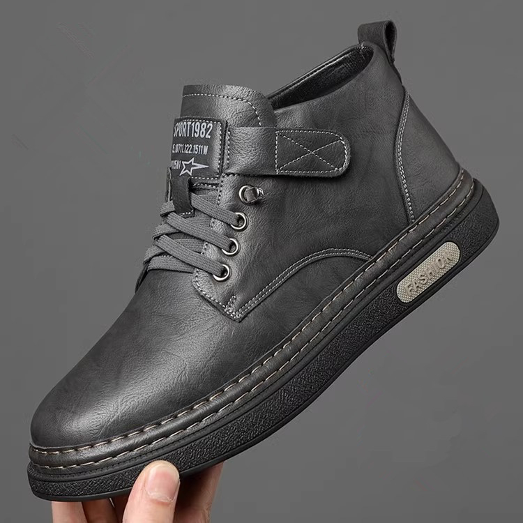 Muške Martin cipele za zimu, srednje-visoki vrh, Velcro zatvarač, gumeni potplat, gornji dio: super vlakna, podstava: umjetno kratko pliš