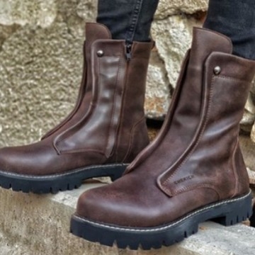 Μάρτιν μποτάκια με επάνω από συνθετικό PU, σόλα από καουτσούκ, εσωτερική επένδυση από βαμβάκι, αντι‑ολισθητική, τεχνολογία σόλας από βισκόζη