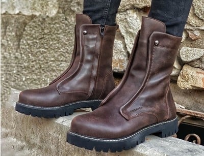 Μάρτιν μποτάκια με επάνω από συνθετικό PU, σόλα από καουτσούκ, εσωτερική επένδυση από βαμβάκι, αντι‑ολισθητική, τεχνολογία σόλας από βισκόζη