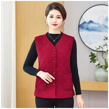 Γιλέκο σε στυλ ιαπωνικό/κορεατικό, χαλαρού στυλ, ύφασμα πολυεστέρα, γέμισμα πολυεστέρα-βαμβάκι, φθινοπωρινή σεζόν 2025.