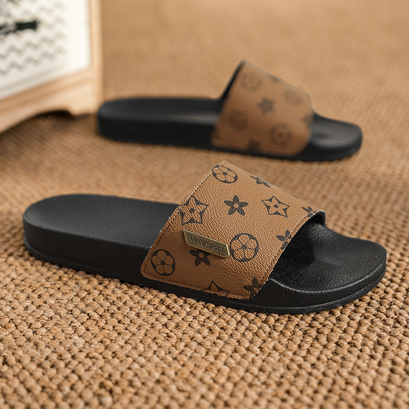Flip-flopovi unisex — gornji dio: umjetna koža, đon: guma, stil: ležeran