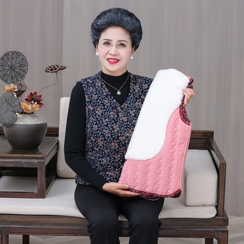 Αμάνικο γιλέκο με μινιμαλιστικό στυλ cardigan, στρογγυλός λαιμός, εκτύπωση, βισκόζη 90–95% (Φθινόπωρο 2025)