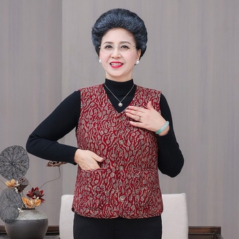 Αμάνικο γιλέκο με μινιμαλιστικό στυλ cardigan, στρογγυλός λαιμός, εκτύπωση, βισκόζη 90–95% (Φθινόπωρο 2025)