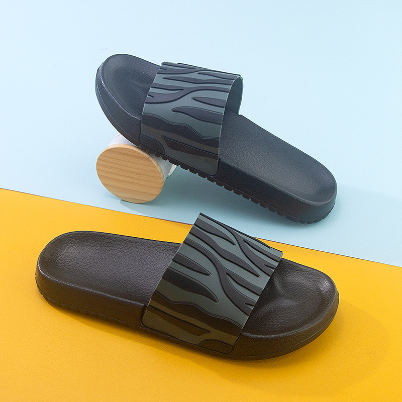 Muške ležerne flip-flop sandale s PVC gornjim dijelom i EVA đonom, injekcijski oblikovane