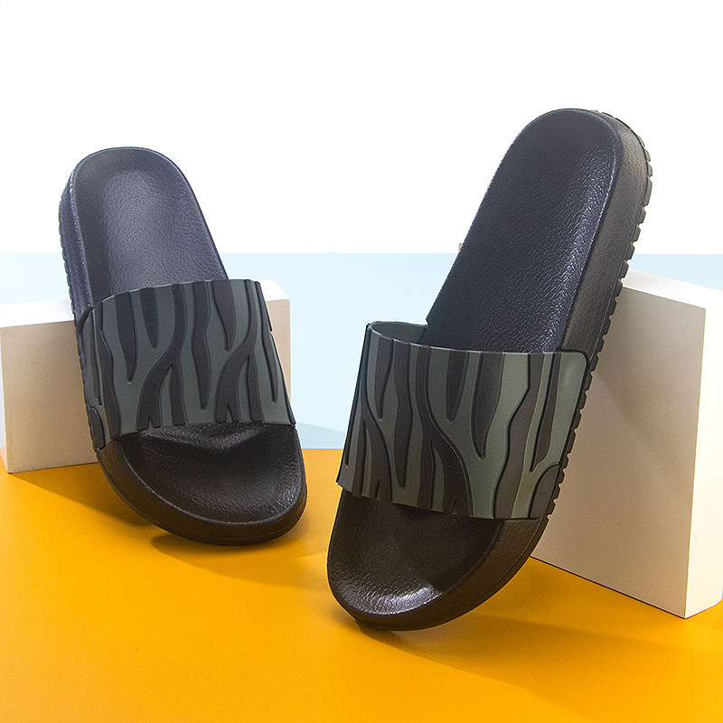 Muške ležerne flip-flop sandale s PVC gornjim dijelom i EVA đonom, injekcijski oblikovane