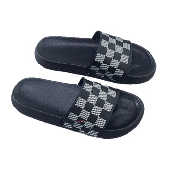 Muške kućne papuče slip-on s PVC gornjim dijelom, EVA đon, ležerni stil, proljeće 2025, otisak
