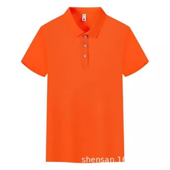 Αντρικό πόλο πουκάμισο με κοντά μανίκια, γρήγορο στέγνωμα, αναπνεύσιμο, κεντημένο λογότυπο, κατάλληλο για στολές ομάδων εργασίας