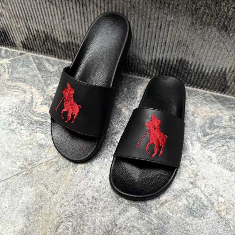 Papuci de bărbați, partea superioară din piele microfibră, talpă PVC, construcție talpă din viscoză, lansare primăvara 2025, greutate brută 500 g