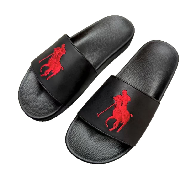 Papuci de bărbați, partea superioară din piele microfibră, talpă PVC, construcție talpă din viscoză, lansare primăvara 2025, greutate brută 500 g