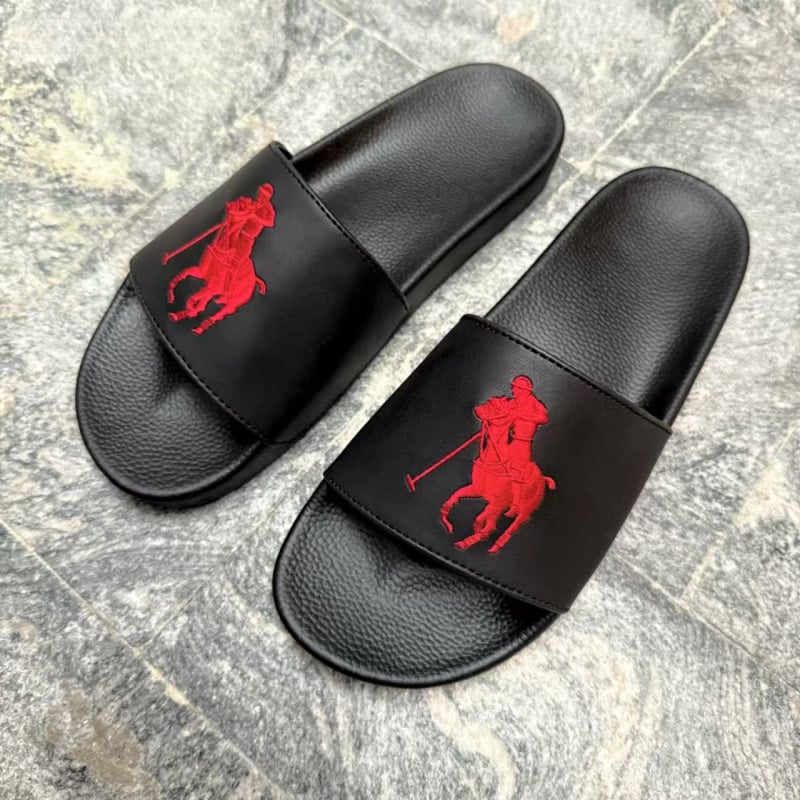 Papuci de bărbați, partea superioară din piele microfibră, talpă PVC, construcție talpă din viscoză, lansare primăvara 2025, greutate brută 500 g