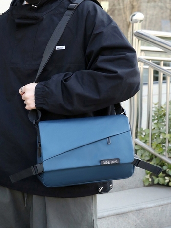 Yu Qiao Crossbody torba velike kapacitete za muškarce — vodootporna, ultra lagana, s zaštitom od krađe, proširiva