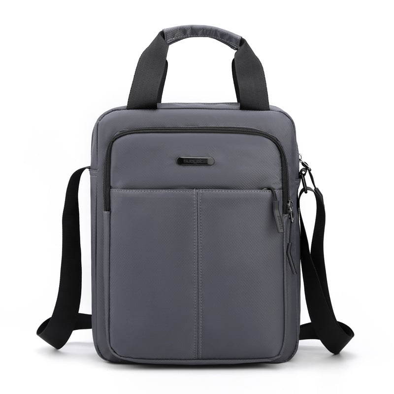 Férfi válltáska — városi egyszerűség, nylon, poliészter bélés, egyszínű, rekreációs utazásokhoz