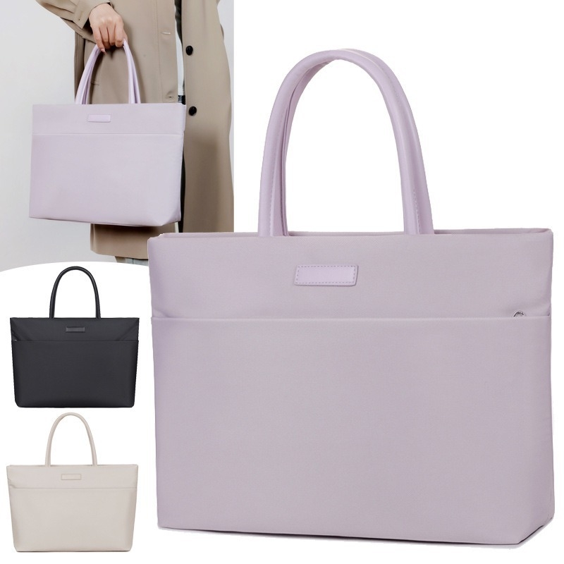 Torba za laptop i Tote torba s više pretinaca, vodootporna, unisex, gradski minimalistički stil, ručno nošenje