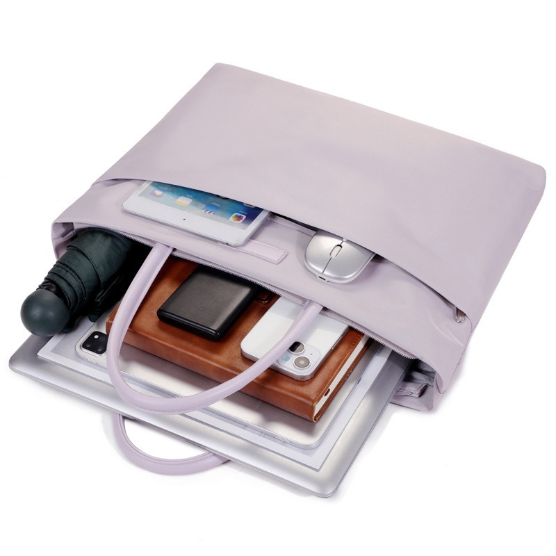 Torba za laptop i Tote torba s više pretinaca, vodootporna, unisex, gradski minimalistički stil, ručno nošenje