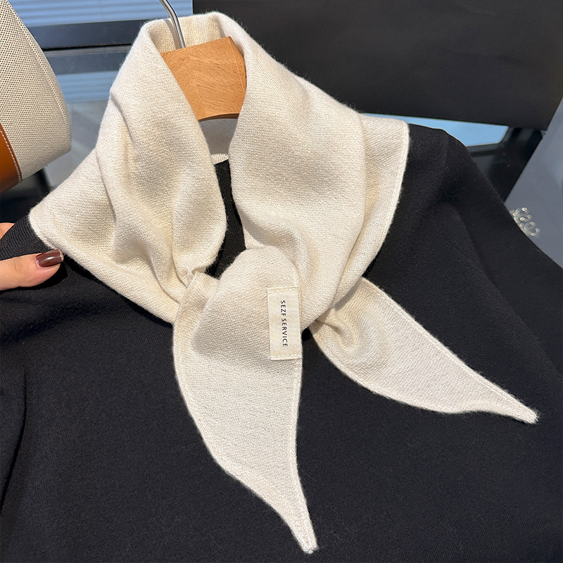 Pleteni šal s dijamantnim uzorkom za žene, jesen/zima, topao, višenamjenski mali šal (Warp knitting; Plain weave; Keep warm; Jinhua; Polyester fiber)