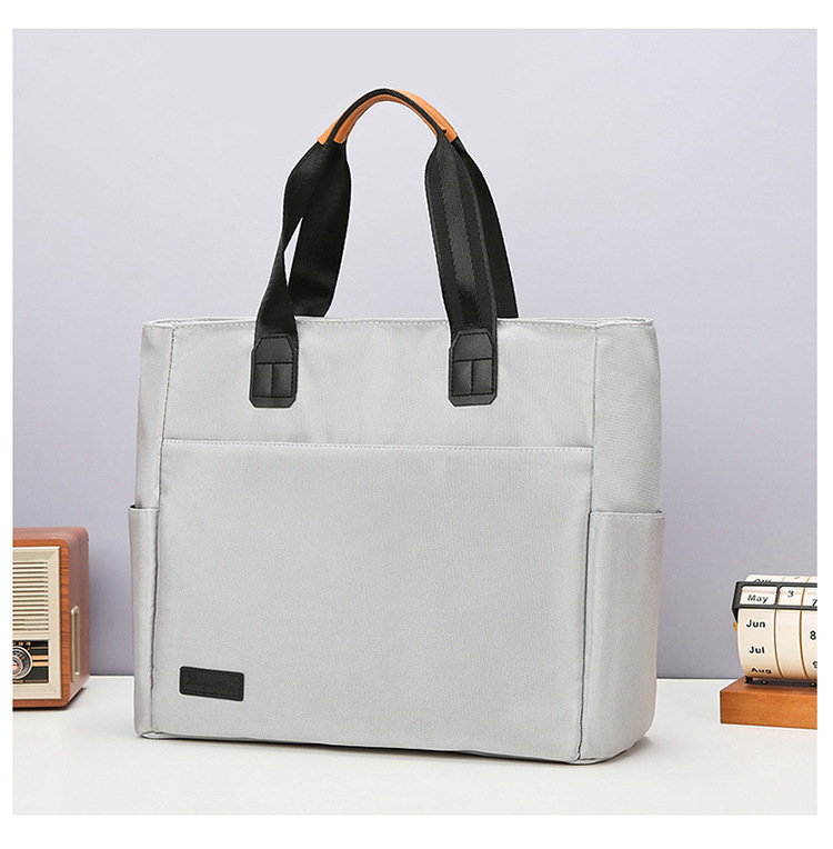 Yu zhe Tote torba, unisex torba za gradske potrebe, Oxford platno, velika kapaciteta, kvadratni oblik za dokumente