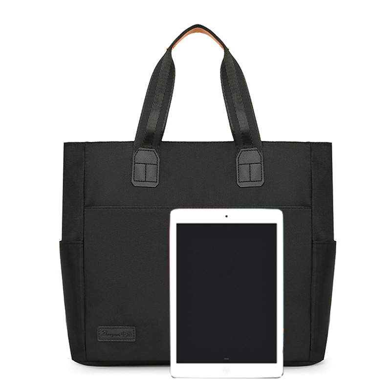 Yu zhe Tote torba, unisex torba za gradske potrebe, Oxford platno, velika kapaciteta, kvadratni oblik za dokumente