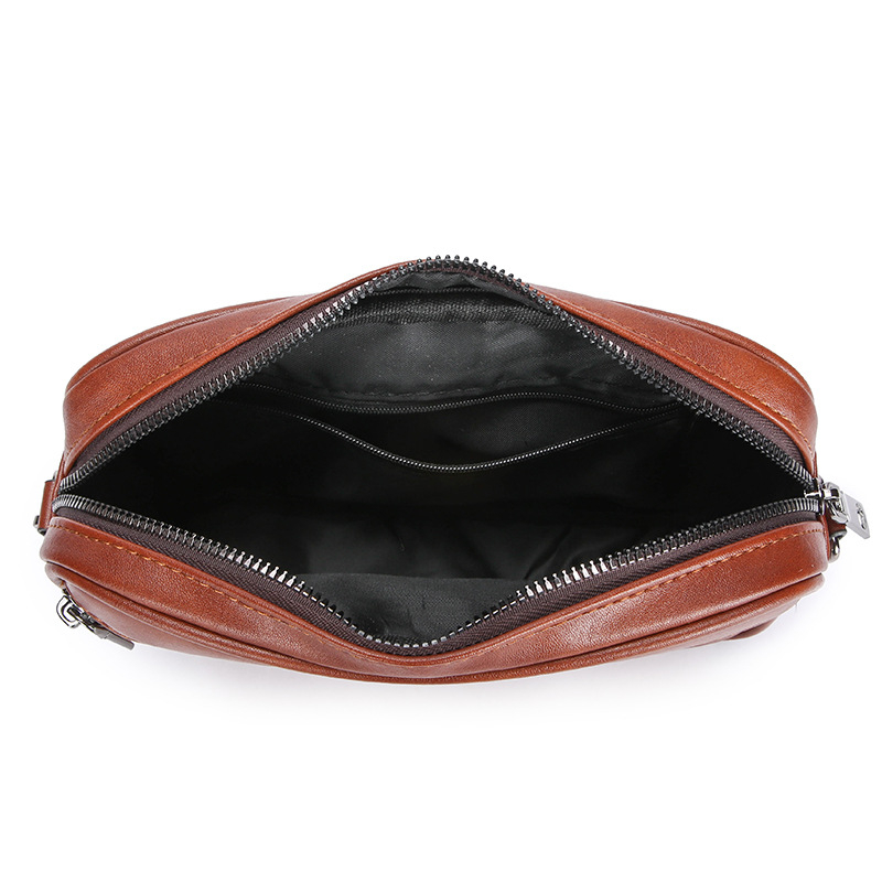 Geantă de umăr pentru bărbați, stil de călătorie de afaceri, impermeabilă, material textil de înaltă calitate