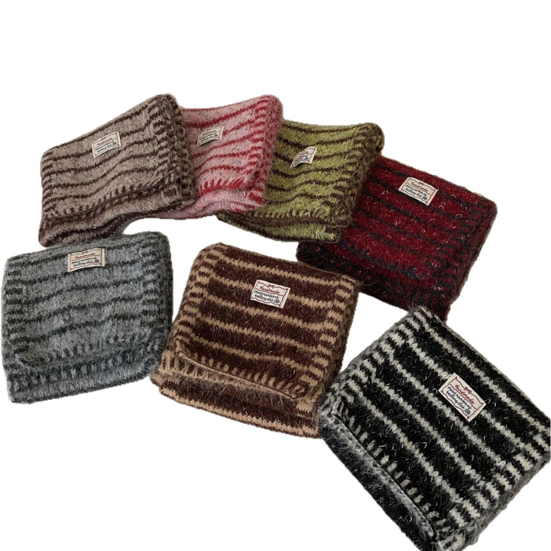 Šal od vunene pređe s warp-knit tehnikom, zadržava toplinu zimi, stil influencerice