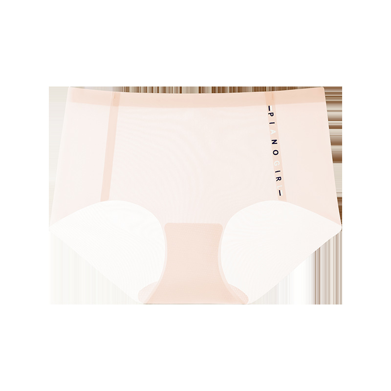 Chiloți femei fără cusături din nailon, talie medie, antibacteriale, respirabile, uscare rapidă