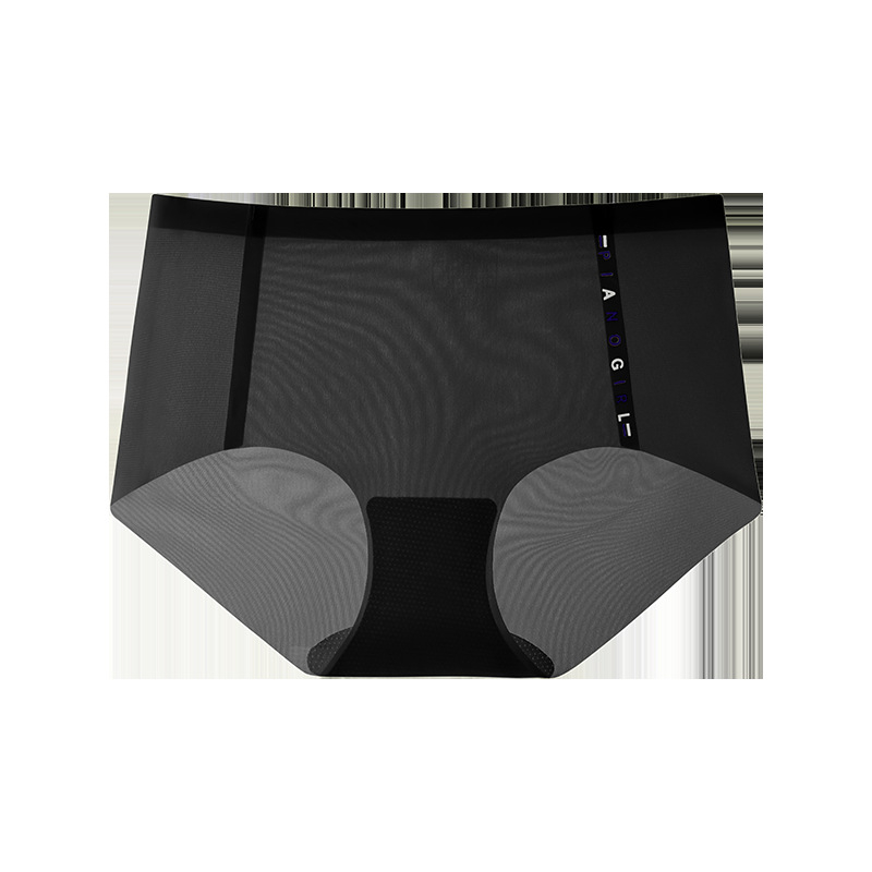 Chiloți femei fără cusături din nailon, talie medie, antibacteriale, respirabile, uscare rapidă
