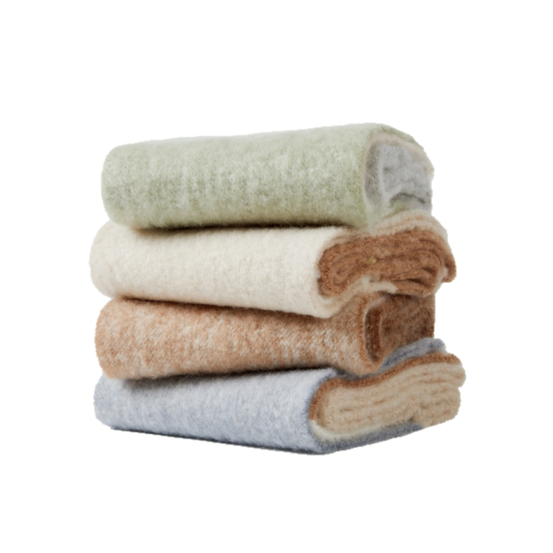 Ženski vuneni šal s produženom duljinom, pleten warp knitting, topao zimi, 81–95% vuna