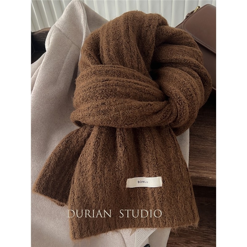 Koreai stílusú gyapjú kötött sál - Warp kötés; Melegen tart; Téli viselet; 71-80% anyagösszetétel